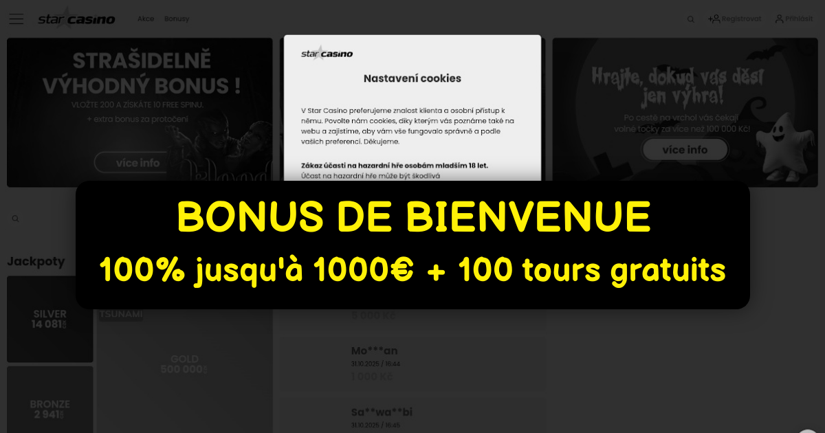 Stars Casino - Meilleures machines à sous en ligne France 2024