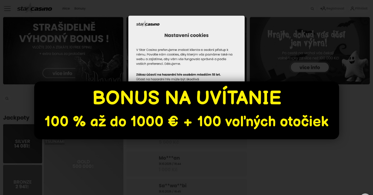 Stars Casino - Najlepšie online sloty Slovensko 2024
